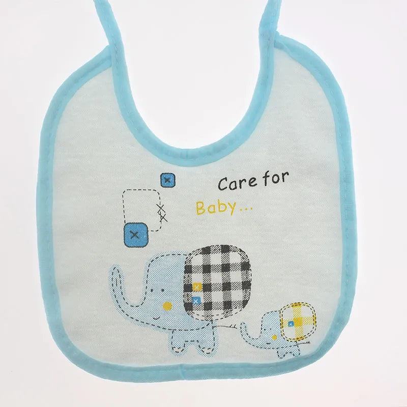 Baby Boy Bibs Newborn Accessories Burp Cloth Apron Elephant Girls Feeding