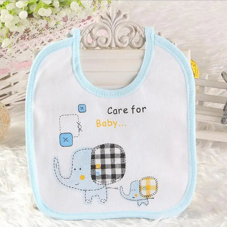 Baby Boy Bibs Newborn Accessories Burp Cloth Apron Elephant Girls Feeding