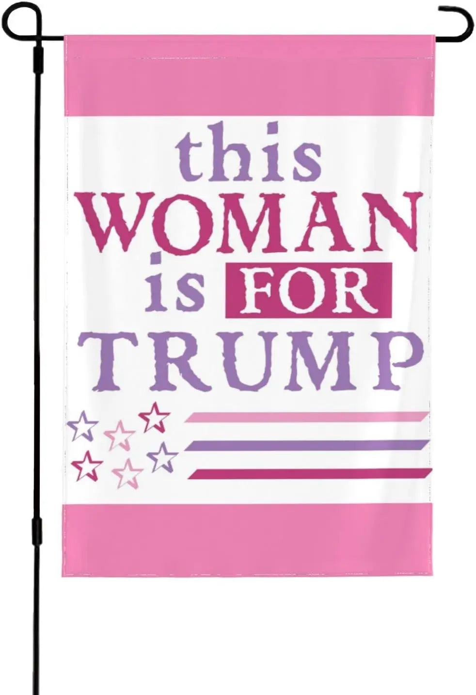 12x18 This Women for Trump 2024 Garden Flag Double Sided Trump 2024 Yard Flag