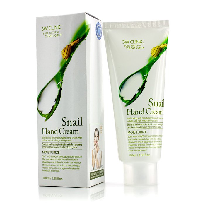 3W CLINIC - Hand Cream - Snail